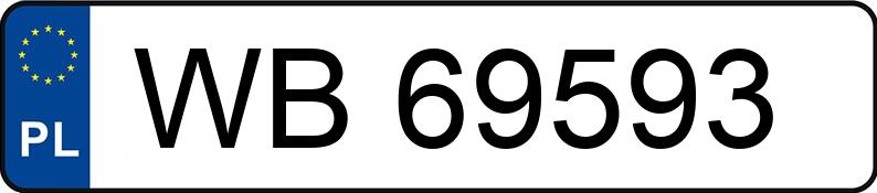 Numer rejestracyjny WB 69593 posiada FORD FIESTA 1.25 - WB69593
