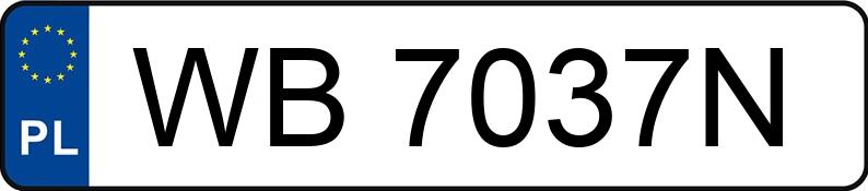 Numer rejestracyjny WB 7037N posiada AUDI Q7 - WB7037N Numer rejestracyjny WB 7037N posiada AUDI Q7 - WB7037N