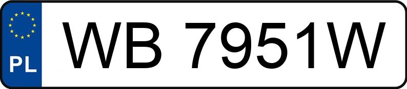 Numer rejestracyjny WB 7951W posiada OPEL Grandland X 1.2 MR`17 E6 Ultimate S&S - WB7951W