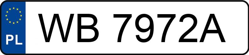 Numer rejestracyjny WB 7972A posiada BMW 330 Diesel Kat. MR`98 E46 330 Diesel Kat. MR`98 E46 - WB7972A