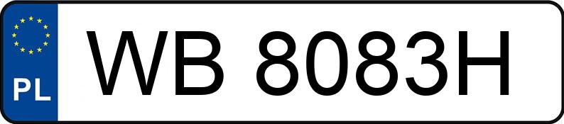 Numer rejestracyjny WB 8083H posiada VOLKSWAGEN Golf IV Variant 1.9 TDI MR`97 E3 Basis - WB8083H
