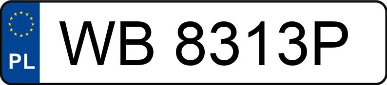 Numer rejestracyjny WB 8313P posiada TOYOTA YARIS - WB8313P