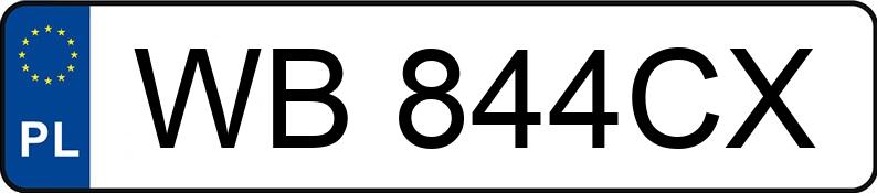 Numer rejestracyjny WB 844CX posiada CITROEN C8 - WB844CX Numer rejestracyjny WB 844CX posiada CITROEN C8 - WB844CX