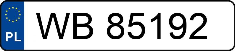Numer rejestracyjny WB 85192 posiada MERCEDES-BENZ GL 420 CDI MR`06 E4 X164 GL 420 CDI MR`06 E4 X164 - WB85192