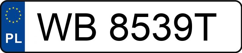 Numer rejestracyjny WB 8539T posiada MERCEDES-BENZ GLE 300 D 4MATIC - WB8539T