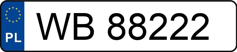 Numer rejestracyjny WB 88222 posiada TOYOTA YARIS - WB88222 Numer rejestracyjny WB 88222 posiada TOYOTA YARIS - WB88222