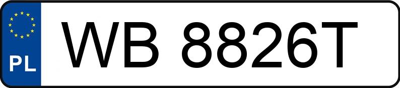 Numer rejestracyjny WB 8826T posiada OPEL/CARPOL VIVARO-B - WB8826T