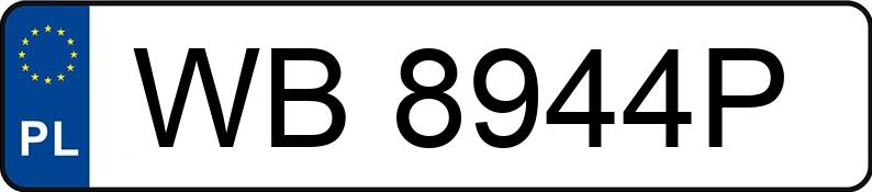 Numer rejestracyjny WB 8944P posiada VOLKSWAGEN CARAVELLE - WB8944P