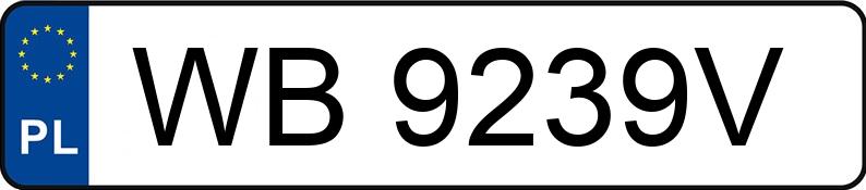 Numer rejestracyjny WB 9239V posiada HONDA Civic 1.4 MR`09 E5 Comfort - WB9239V