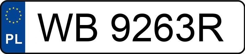 Numer rejestracyjny WB 9263R posiada VOLKSWAGEN Passat B8 2.0 TSI MR`15 E6 Highline DSG - WB9263R