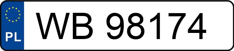 Numer rejestracyjny WB 98174 posiada MERCEDES-BENZ C 200 KOMPRESSOR - WB98174