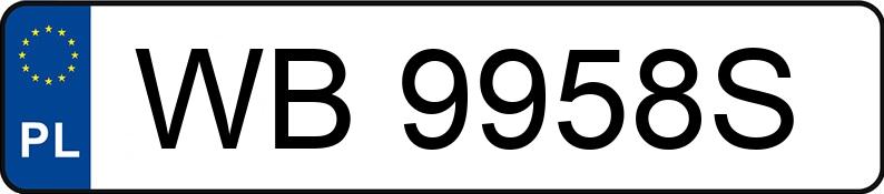 Numer rejestracyjny WB 9958S posiada TOYOTA AURIS - WB9958S Numer rejestracyjny WB 9958S posiada TOYOTA AURIS - WB9958S