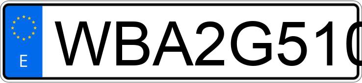Numer rejestracyjny WBA2G51000V330415 posiada BMW SERIE 2 Numer rejestracyjny WBA2G51000V330415 posiada BMW SERIE 2