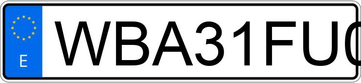 Numer rejestracyjny WBA31FU060FN73812 posiada BMW SERIE 1 Numer rejestracyjny WBA31FU060FN73812 posiada BMW SERIE 1