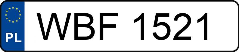 Numer rejestracyjny WBF 1521 posiada SANOK D-44A - WBF1521