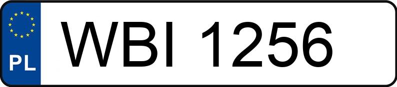 Numer rejestracyjny WBI 1256 posiada FSO 125P 1,5 - WBI1256 Numer rejestracyjny WBI 1256 posiada FSO 125P 1,5 - WBI1256