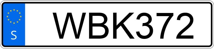 Numer rejestracyjny WBK372 posiada Saab 9-3 Linearplus Spor Numer rejestracyjny WBK372 posiada Saab 9-3 Linearplus Spor