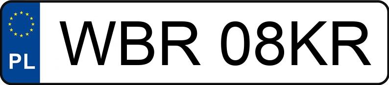 Numer rejestracyjny WBR 08KR posiada TOYOTA AURIS - WBR08KR Numer rejestracyjny WBR 08KR posiada TOYOTA AURIS - WBR08KR