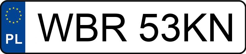 Numer rejestracyjny WBR 53KN posiada SKODA FABIA - WBR53KN Numer rejestracyjny WBR 53KN posiada SKODA FABIA - WBR53KN