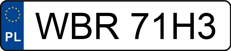Numer rejestracyjny WBR 71H3 posiada MERCEDES-BENZ E280 - WBR71H3 Numer rejestracyjny WBR 71H3 posiada MERCEDES-BENZ E280 - WBR71H3