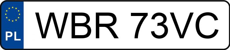 Numer rejestracyjny WBR 73VC posiada BMW 525 Diesel DPF MR`03 E3 E60 Edition Fleet Aut. - WBR73VC