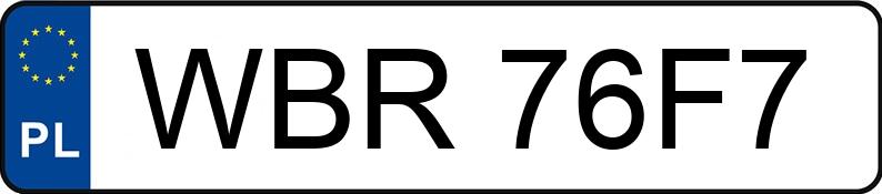 Numer rejestracyjny WBR 76F7 posiada URSUS C 1.6t 360 - WBR76F7 Numer rejestracyjny WBR 76F7 posiada URSUS C 1.6t 360 - WBR76F7