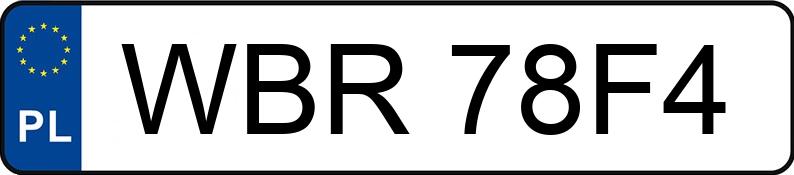 Numer rejestracyjny WBR 78F4 posiada MITSUBISHI LANCER - WBR78F4 Numer rejestracyjny WBR 78F4 posiada MITSUBISHI LANCER - WBR78F4
