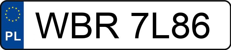 Numer rejestracyjny WBR7L86 posiada NISSAN Qashqai I-Way CVT