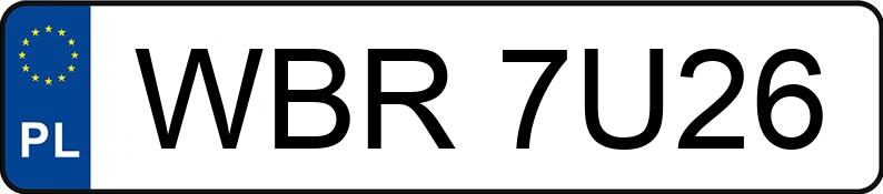 Numer rejestracyjny WBR7U26 posiada DAEWOO/ANDORIA/INTRALL Lublin 3Mi 0554 MR`05 E3/4 3.5t Lublin 3Mi 0554 MR`05 E3/4 3.5t