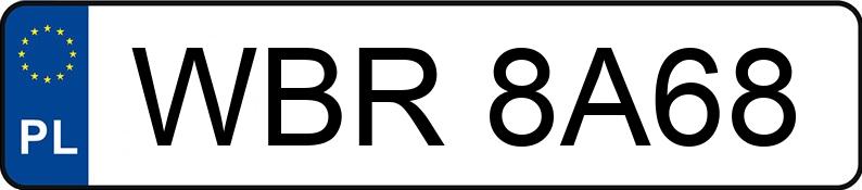 Numer rejestracyjny WBR 8A68 posiada FORD MONDEO - WBR8A68