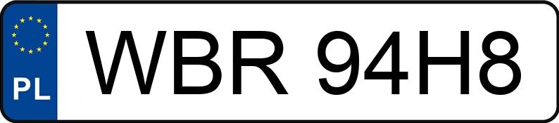 Numer rejestracyjny WBR 94H8 posiada HONDA Szosowe od 600 ccm CB 750 Hornet - WBR94H8 Numer rejestracyjny WBR 94H8 posiada HONDA Szosowe od 600 ccm CB 750 Hornet - WBR94H8