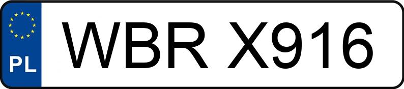 Numer rejestracyjny WBR X916 posiada URSUS C 355 - WBRX916