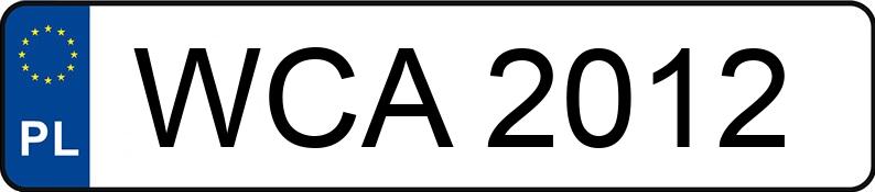 Numer rejestracyjny WCA 2012 posiada MERCEDES-BENZ 250 D 124 250D - WCA2012