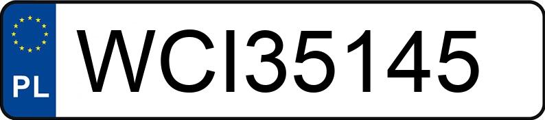 Numer rejestracyjny WCI 35145 posiada BMW 320I KAT - WCI35145