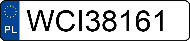 Numer rejestracyjny WCI 38161 posiada RENAULT MEGANE - WCI38161