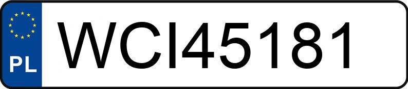 Numer rejestracyjny WCI 45181 posiada VOLKSWAGEN CADDY 1.9 TDI - WCI45181