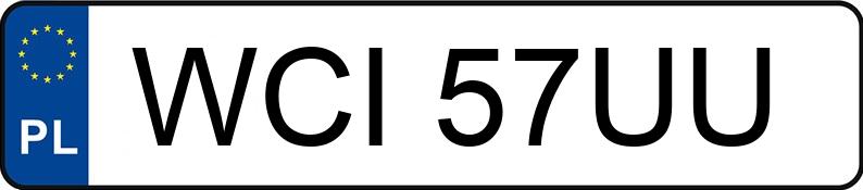 Numer rejestracyjny WCI 57UU posiada VOLKSWAGEN Passat GP 1.9 TDI MR`00 E3 Highline 4MOTION - WCI57UU