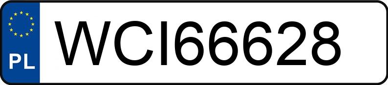 Numer rejestracyjny WCI 66628 posiada MAZDA 3 - 2.3 MR`06 E4 MPS - WCI66628