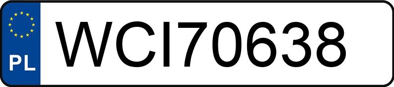 Numer rejestracyjny WCI 70638 posiada BMW 728i Kat. E38 728i Kat. E38 - WCI70638
