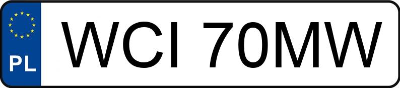Numer rejestracyjny WCI70MW posiada KYMCO Skutery do 50 Dink 50