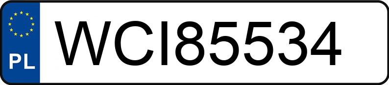 RegistreringsnummerWCI 85534 har BMW 325I TOURING - WCI85534