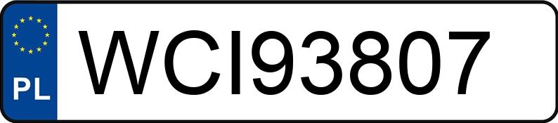 Numer rejestracyjny WCI 93807 posiada TOYOTA Corolla 1.2 Turbo MR`19 E6 Comfort - WCI93807 Numer rejestracyjny WCI 93807 posiada TOYOTA Corolla 1.2 Turbo MR`19 E6 Comfort - WCI93807