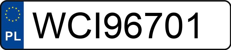 Numer rejestracyjny WCI 96701 posiada AUDI Q5 - WCI96701 Numer rejestracyjny WCI 96701 posiada AUDI Q5 - WCI96701