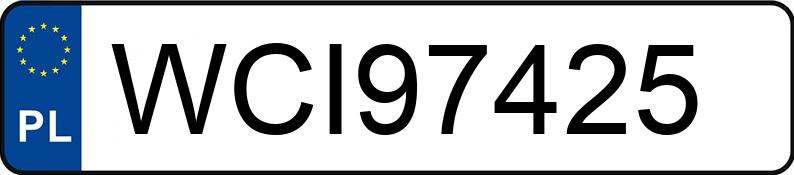 Numer rejestracyjny WCI 97425 posiada BMW 320D - WCI97425