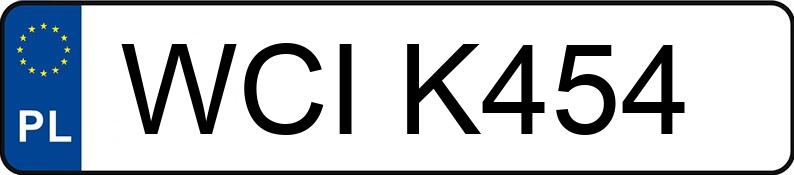 Numer rejestracyjny WCI K454 posiada FIAT Tempra 1.6 Kat. MR`93 ie S - WCIK454