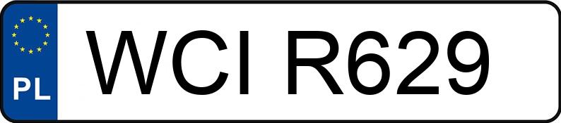 Numer rejestracyjny WCI R629 posiada RENAULT R 19 1.4 MR`93 RL - WCIR629