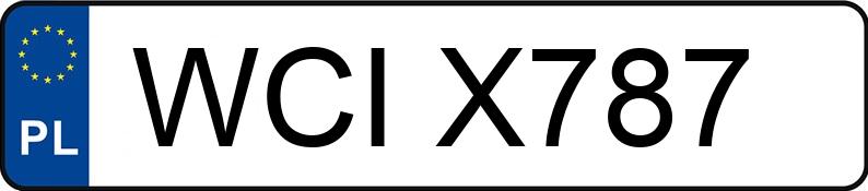 Numer rejestracyjny WCI X787 posiada FIAT Panda 1.1 Kat. Selecta - WCIX787