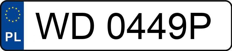 Numer rejestracyjny WD 0449P posiada OPEL ASTRA - WD0449P