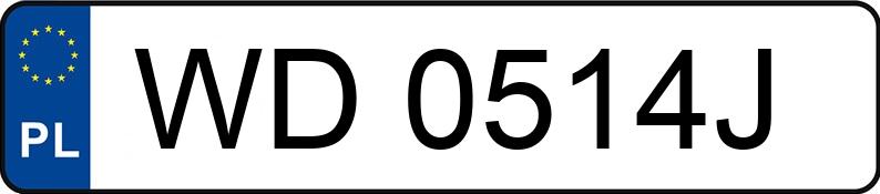 Numer rejestracyjny WD 0514J posiada FIAT DUCATO - WD0514J