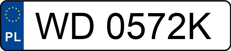 Numer rejestracyjny WD 0572K posiada BMW 525 D - WD0572K Numer rejestracyjny WD 0572K posiada BMW 525 D - WD0572K